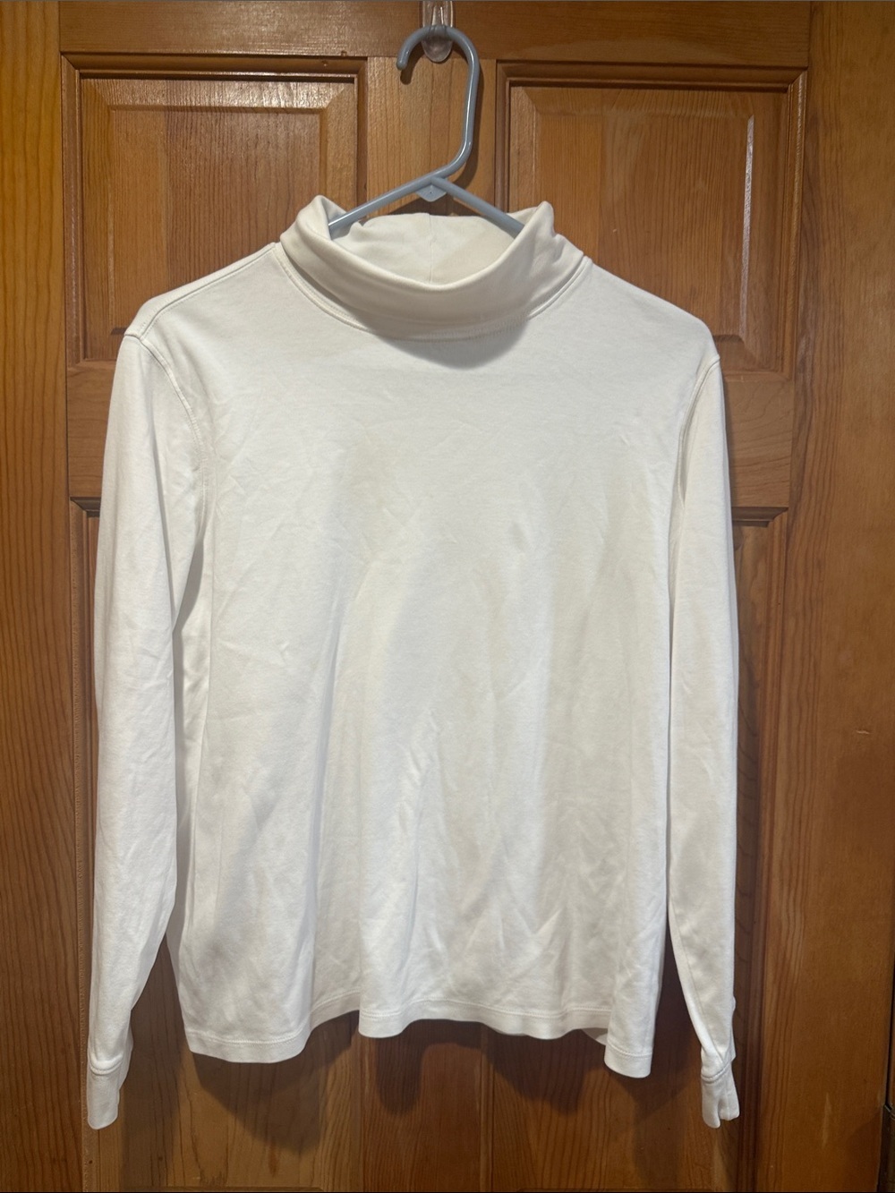 L.L.Bean white turtle neck size xlarge.